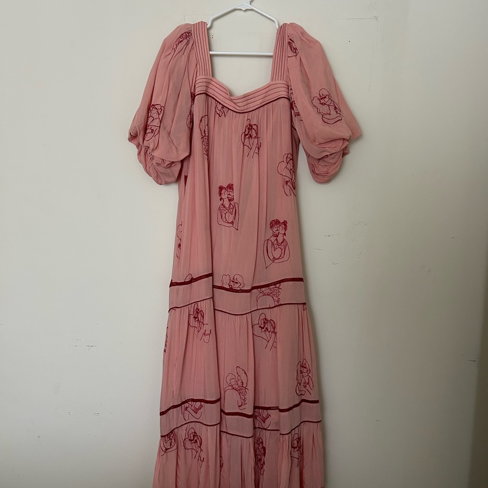 Elegant Pink Women's Dress
